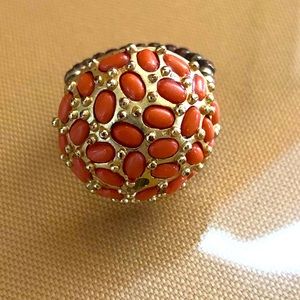 Coral ring size 7